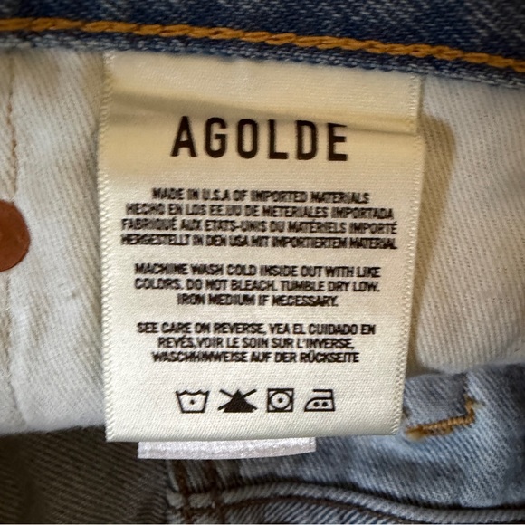 Agolde High-Rise Vintage Parker Jean Shorts - Picture 10 of 11